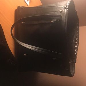 Christian Lacroix bag w/ 1 open area & 2 zippered